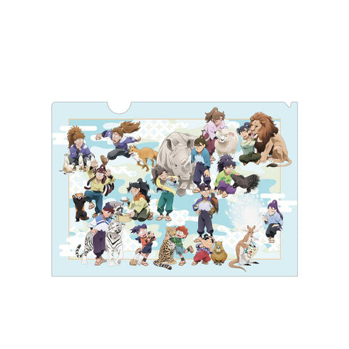 『忍たま乱太郎』描き下ろし 集合 みんなで飼育実習の段ver. クリアファイル